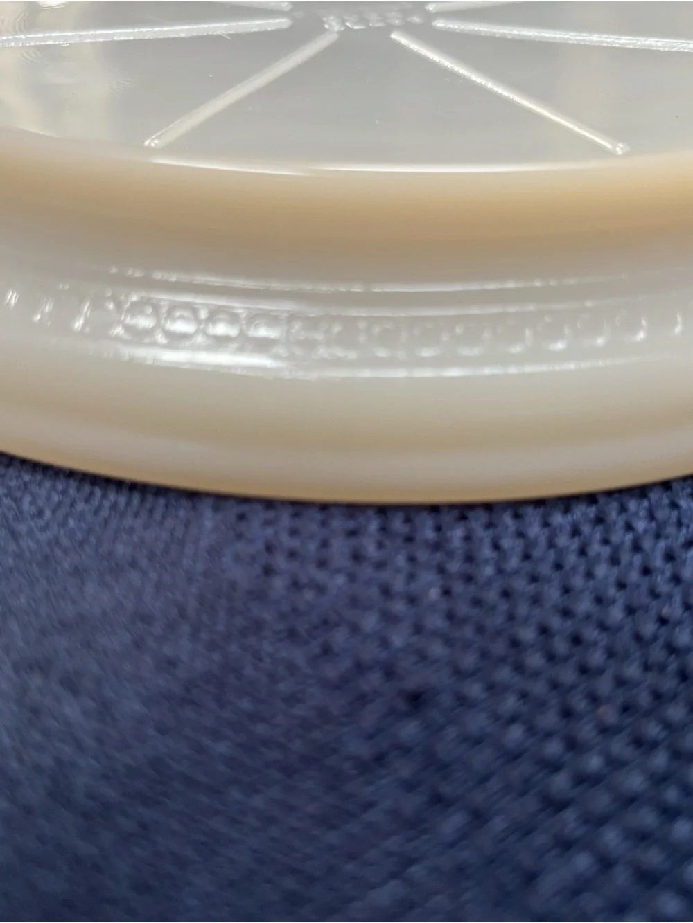 Vintage Fire King Ivory casserole serving dish